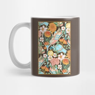 Mom's Childhood Tennis Floral Mug